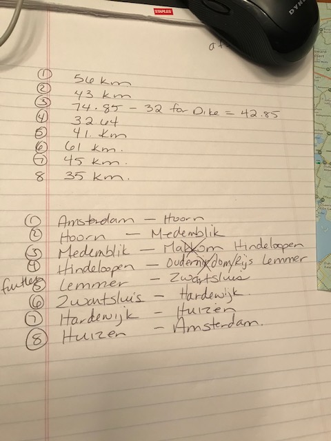 Routemap for LF22 (and our flight is booked)
